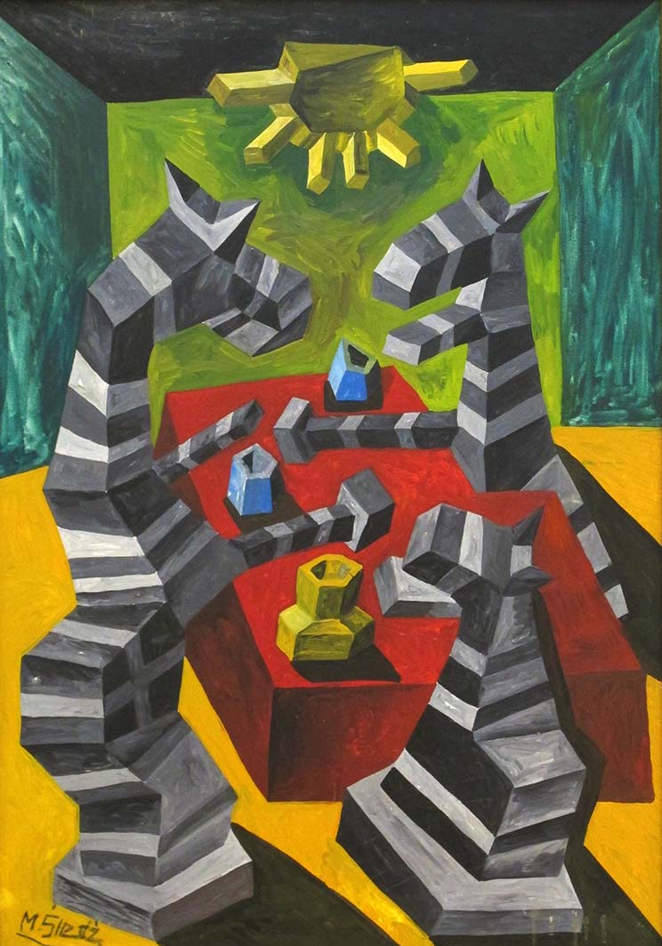 Mirosław Śledź, bez tytułu, 1998, olej, płótno