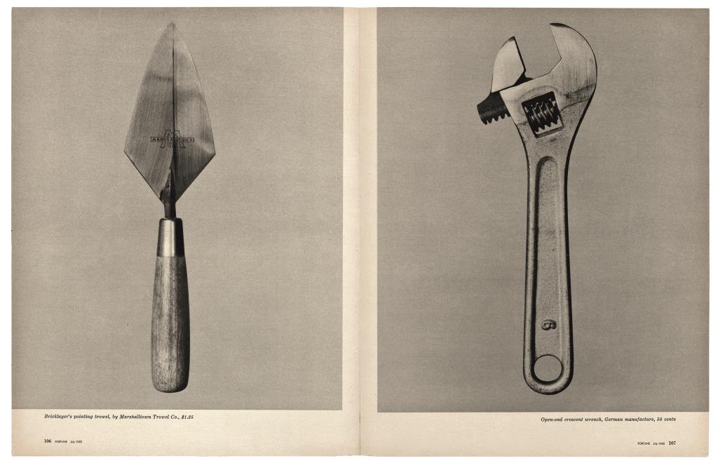 Walker Evans, //Piękno pospolitego narzędzia//, „Fortune”, czerwiec 1955. Dzięki uprzejmości The Metropolitan Museum of Art