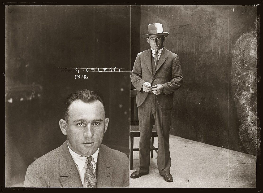 Guido Calletti, photograph no. 1912, probably January 1930, Central Police Station, Sydney