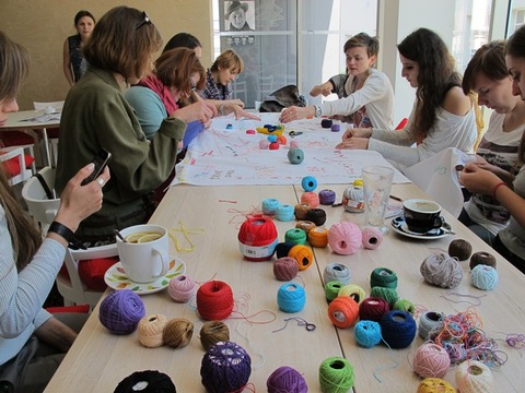 //Embroider yourself!//, photo: Elżbieta Sala