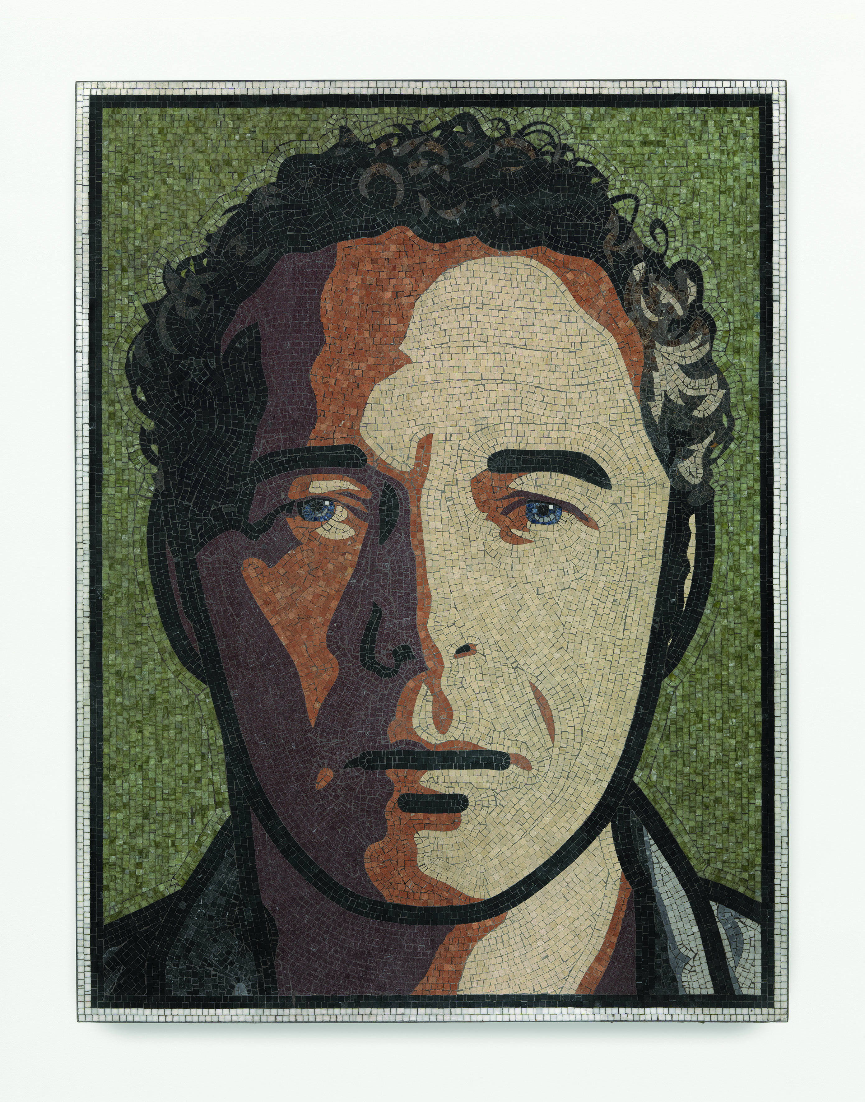 Julian Opie, //Julian.// 2012, mozaika, 151 × 114,3 cm, dzięki uprzejmości artysty