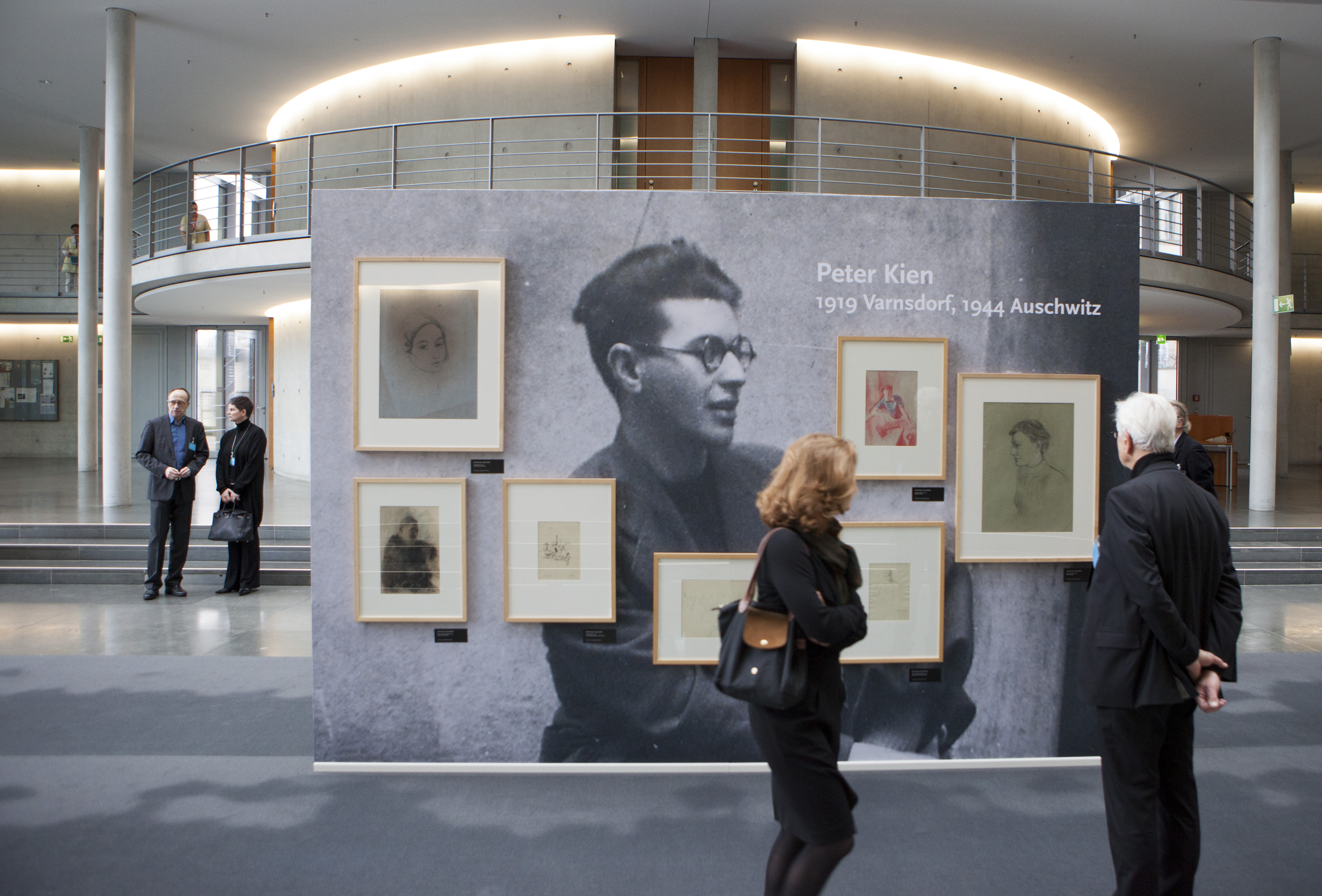 Otwarcie wystawy //Śmierć nie ma ostatniego słowa//, Bundestag, Paul-Löbe-Haus, 27.1.2015, courtesy of Deutscher Bundestag/ Julia Nowak