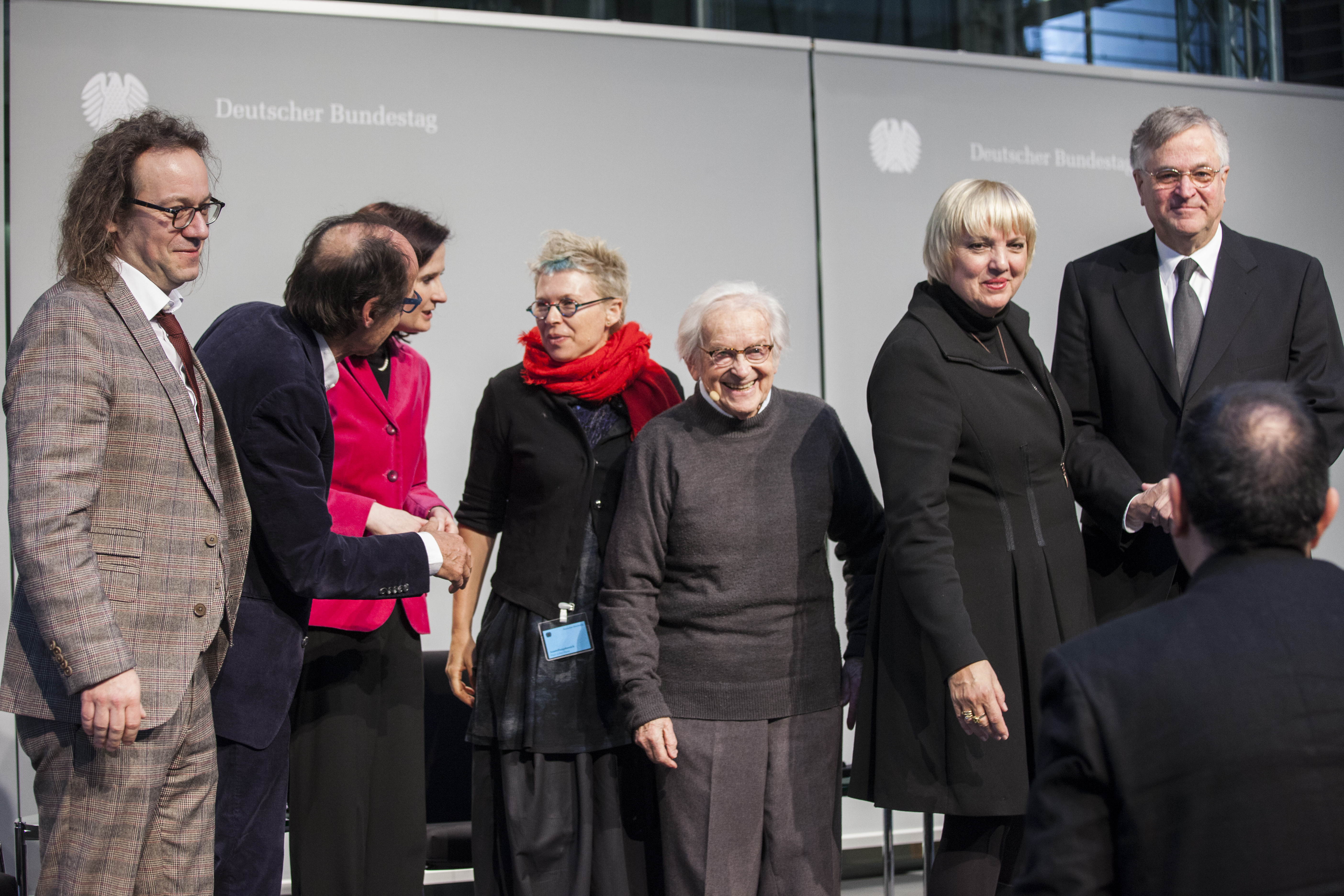 Otwarcie wystawy //Śmierć nie ma ostatniego słowa//, Bundestag, Paul-Löbe-Haus, 27.1.2015, courtesy of Deutscher Bundestag/ Julia Nowak
