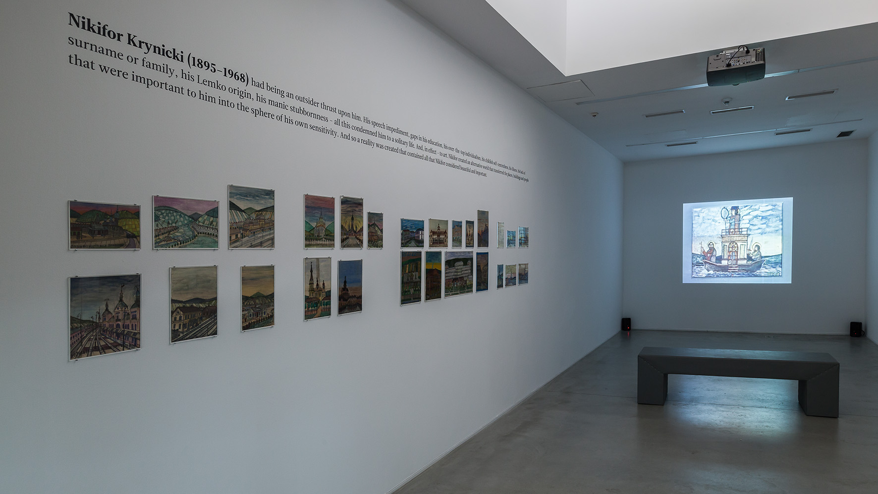 Wystawa //Nikifory//, Muzeum Sztuki Współczesnej w Krakowie MOCAK, fot. Rafał Sosin