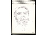 Zbigniew Herbert, styczeń – luty 1998, długopis / papier, 14,7 × 10,5 cm, ze zbiorów Biblioteki Narodowej w Warszawie2