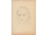 Zbigniew Herbert, około 1948–1949, ołówek / papier, 29,6 × 21 cm, ze zbiorów Biblioteki Narodowej w Warszawie3