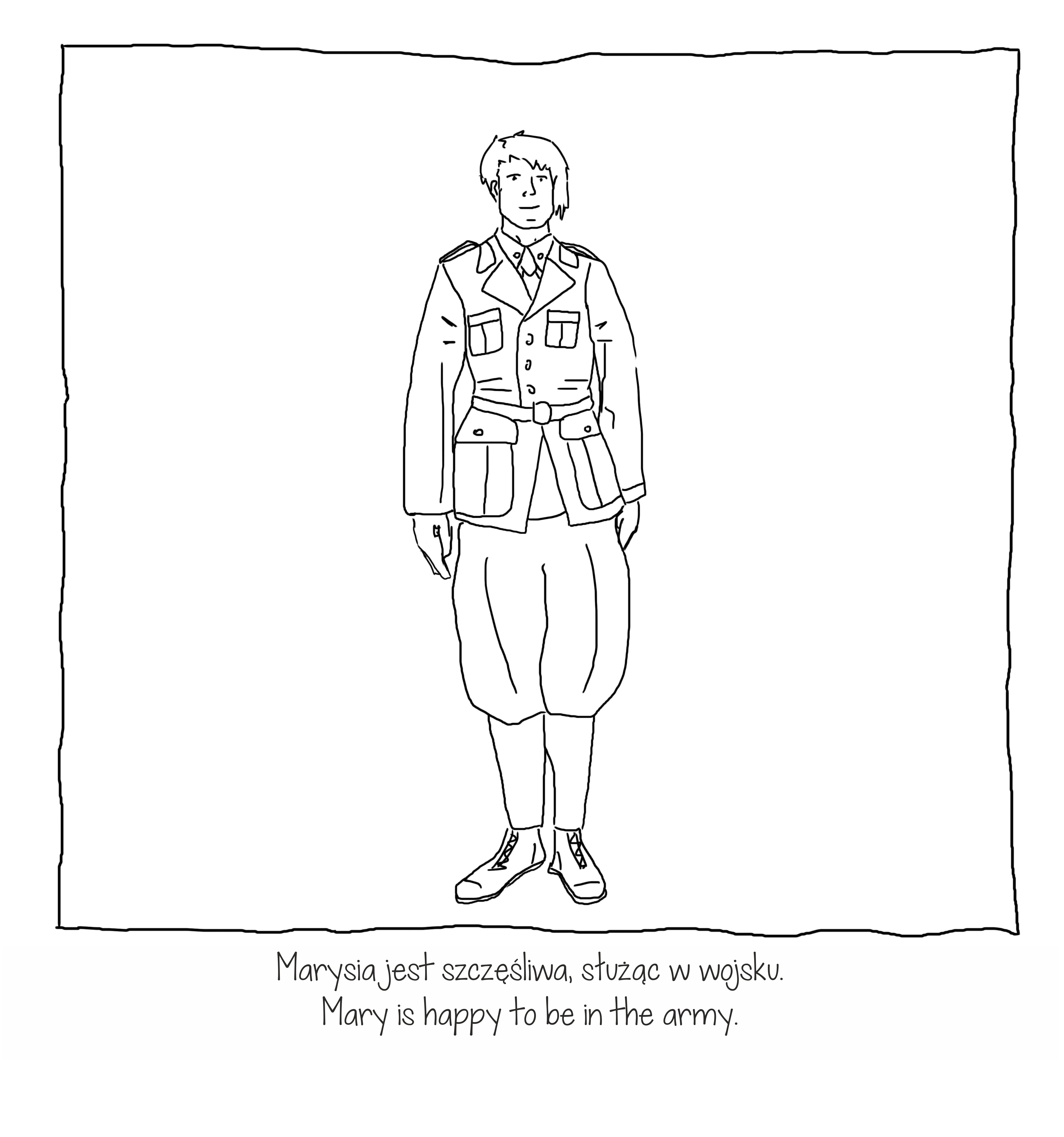 Patryk Lutrzykowski, //Gender Colouring Book//, 2014, digital painting / paper, 21 × 21 cm, courtesy of the artist