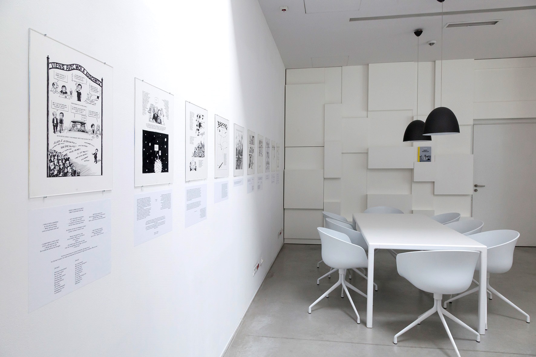 //Poland – Israel – Germany: The Experience of Auschwitz// exhibition, MOCAK Library