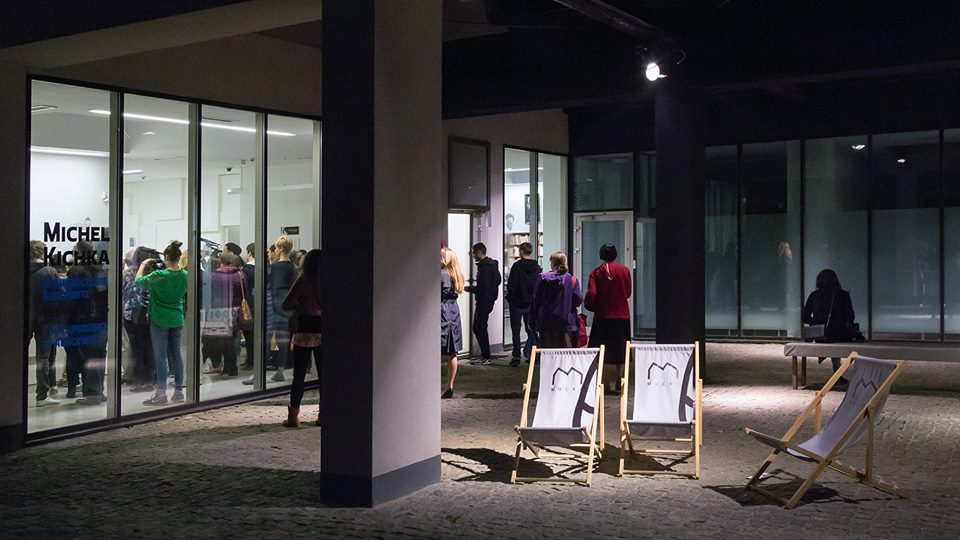Spotkanie z Michelem Kichką, Noc Muzeów, 15.5.2015, Muzeum Sztuki Współczesnej w Krakowie MOCAK