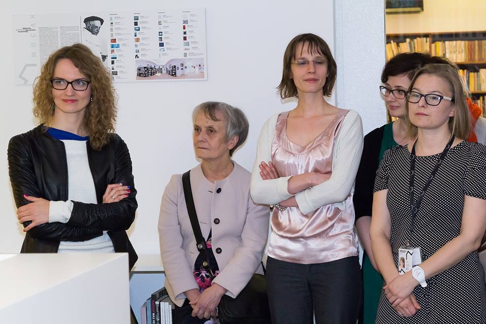 Spotkanie z Michelem Kichką, Noc Muzeów, 15.5.2015, Muzeum Sztuki Współczesnej w Krakowie MOCAK, Biblioteka