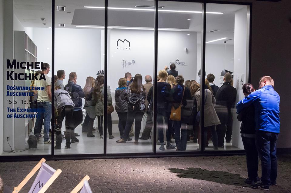 Spotkanie z Michelem Kichką, Noc Muzeów, 15.5.2015, Muzeum Sztuki Współczesnej w Krakowie MOCAK, Biblioteka