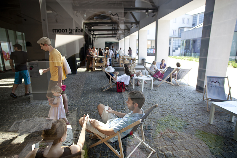 Drugie Życie Książki, 2013, Muzeum Sztuki Współczesnej w Krakowie MOCAK, z archiwum Krakowskiego Biura Festiwalowego, fot. Tomasz Wiech