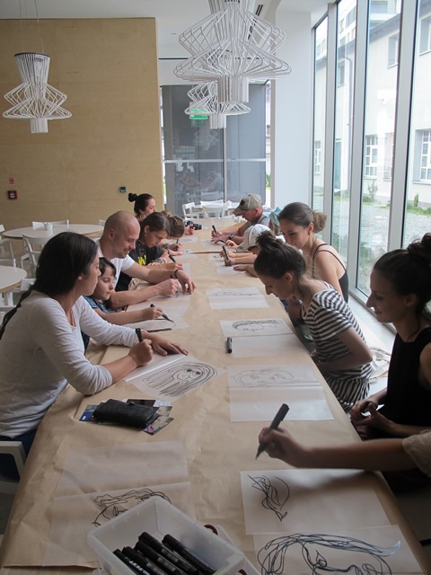 Spotkanie i warsztaty //Nice to meet you at MOCAK//, 25.7.2015, Dział Edukacji MOCAK-u