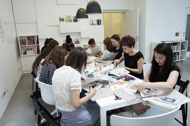 //Lektury wizualne: Telegram//, 2.8.2015, Biblioteka MOCAK-u