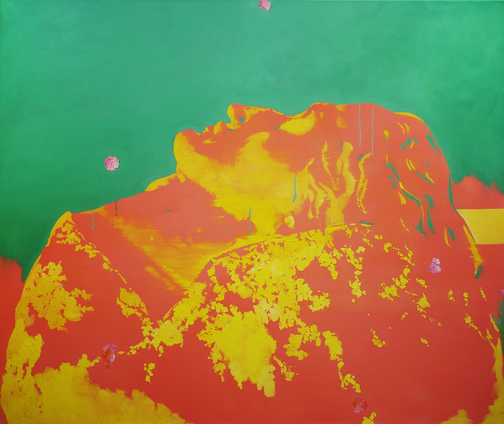 Michał Zawada, //Siegfriedskopf//, 2015, olej / płótno, 105 × 125 cm, courtesy M. Zawada