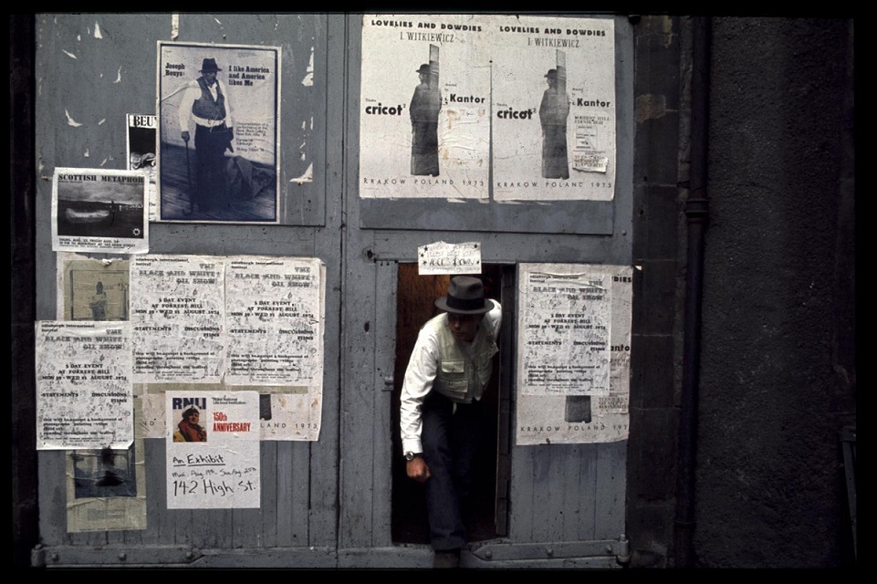 Beuys w Poorhouse w Edynburgu, 1973 r., courtesy The Demarco European Art Foundation