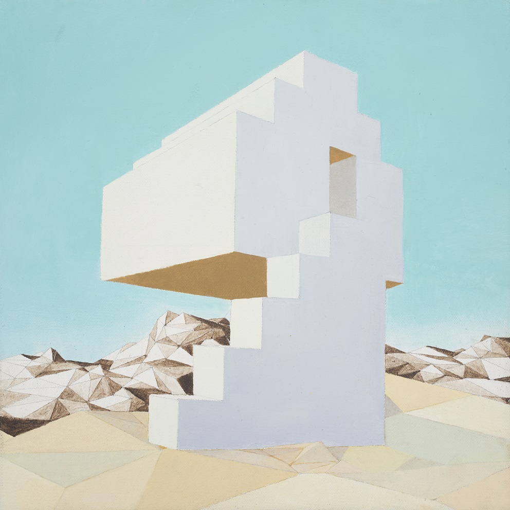 Georg Pinteritsch, //hausu//, 2013, olej / płótno, 30 × 30 cm, courtesy G. Pinteritsch, fot. Martin Bilinovac