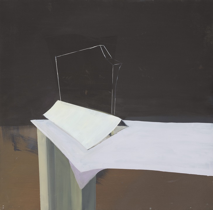 Martin Bischof, //Obraz I (Bild I)//, 2014, olej / płótno, 60 × 60 cm, courtesy M. Bischof, fot. Martin Bilinovac