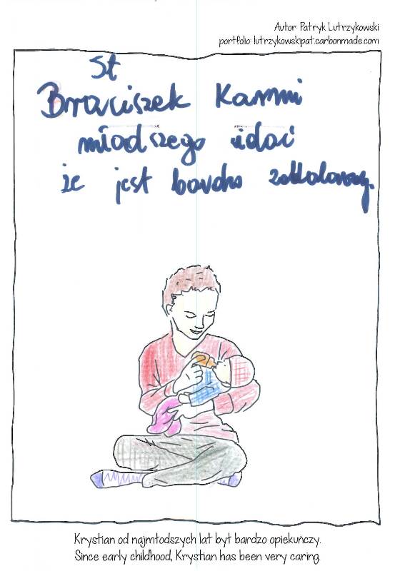 Praca powstała podczas warsztatów //On/a// w ramach //Muzeum bez barier//, 8.9.2015