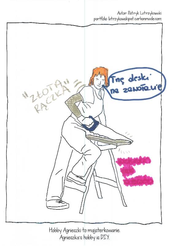 Praca powstała podczas warsztatów //On/a// w ramach //Muzeum bez barier//, 8.9.2015