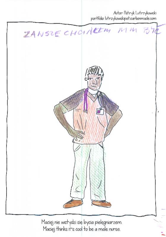 Praca powstała podczas warsztatów //On/a// w ramach //Muzeum bez barier//, 8.9.2015