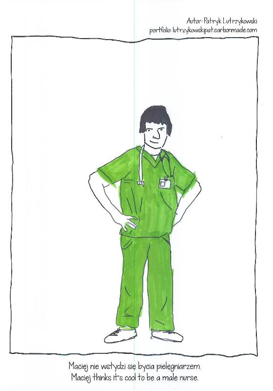 Praca powstała podczas warsztatów //On/a// w ramach //Muzeum bez barier//, 8.9.2015