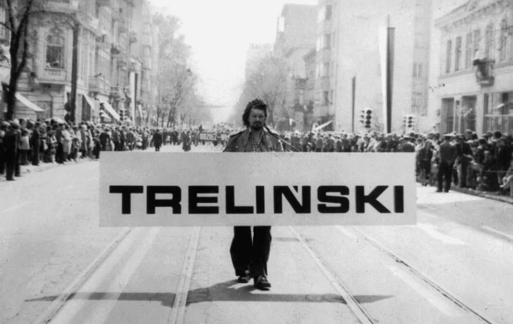 //Pochód pierwszomajowy// Łódź 1974 z archiwum artysty