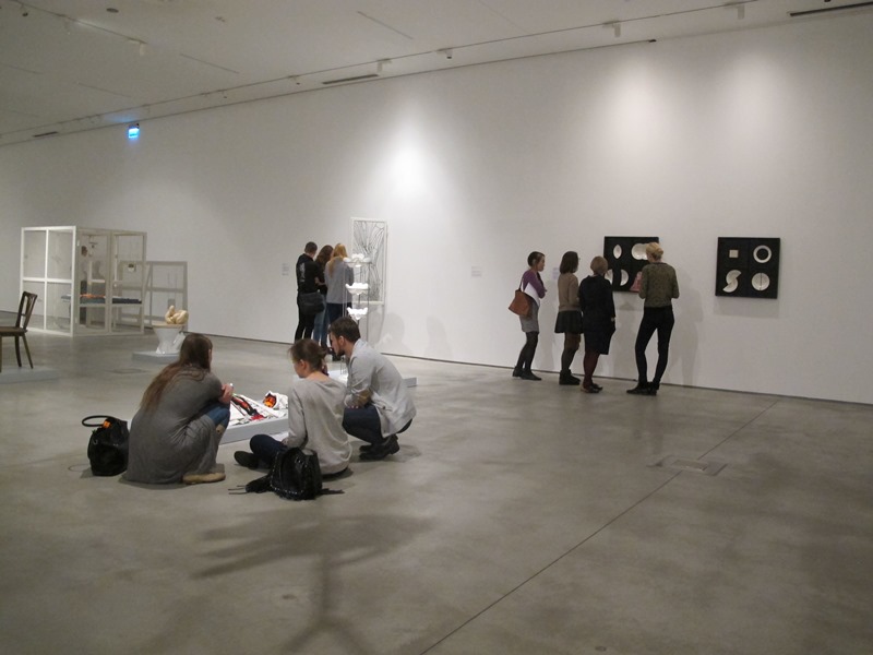 Warsztaty //Audiodeskrypcja Kolekcji//, 17.11.2015, wystawa Kolekcji MOCAK-u