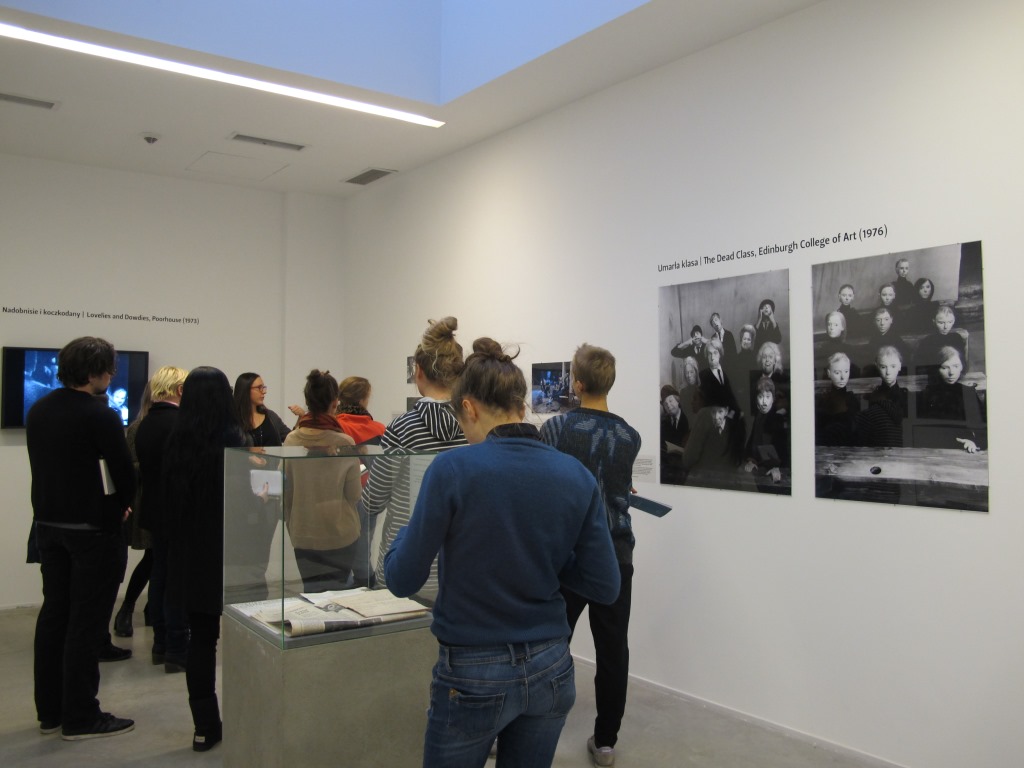 Spotkanie wokół wystawy //Beuys Kantor Demarco// dla HBK Braunschweig, 21.11.2015, fot. Dział Edukacji