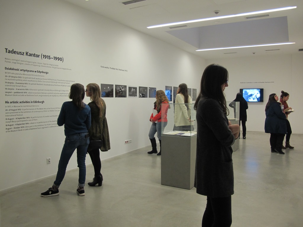 Spotkanie wokół wystawy //Beuys Kantor Demarco// dla HBK Braunschweig, 21.11.2015, fot. Dział Edukacji