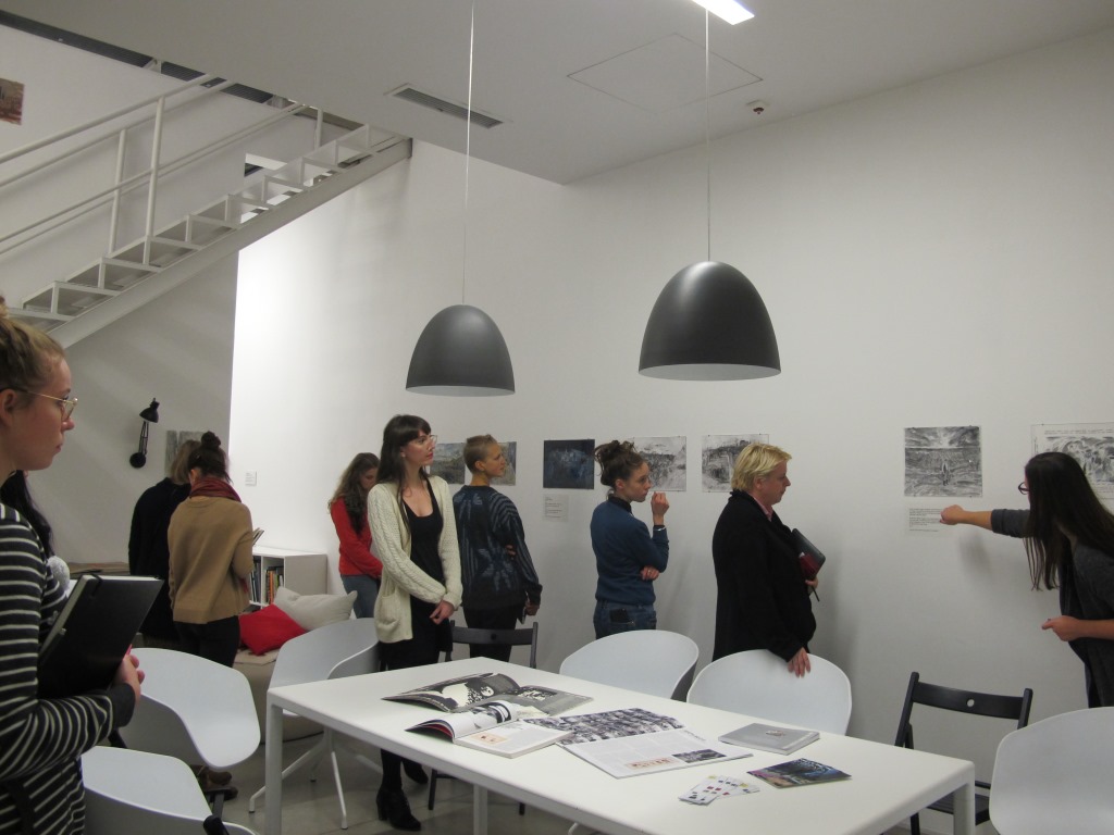 Spotkanie wokół wystawy //Beuys Kantor Demarco// dla HBK Braunschweig, 21.11.2015, fot. Dział Edukacji