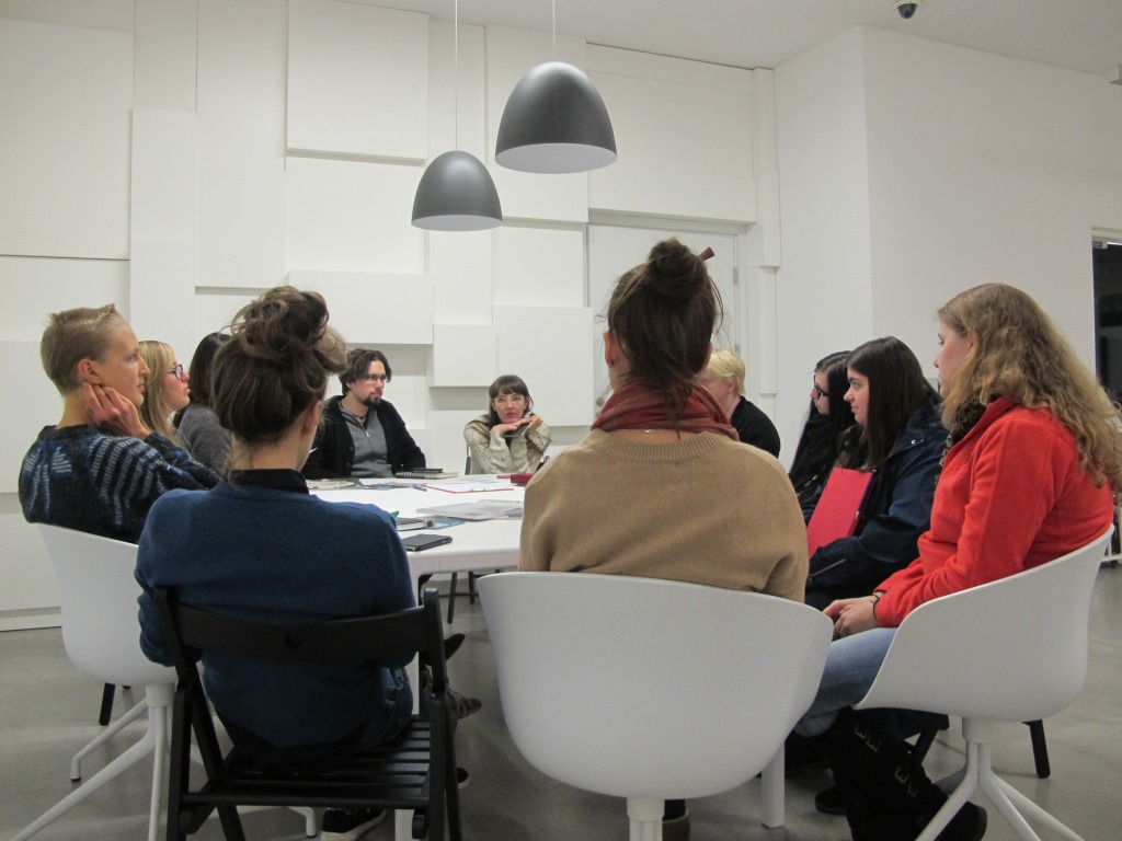 Spotkanie wokół wystawy //Beuys Kantor Demarco// dla HBK Braunschweig, 21.11.2015, fot. Dział Edukacji