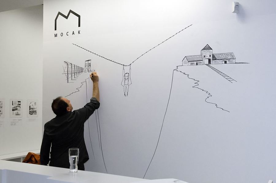 Michel Kichka, //Night of Museums//, 15.5.2015, MOCAK Library