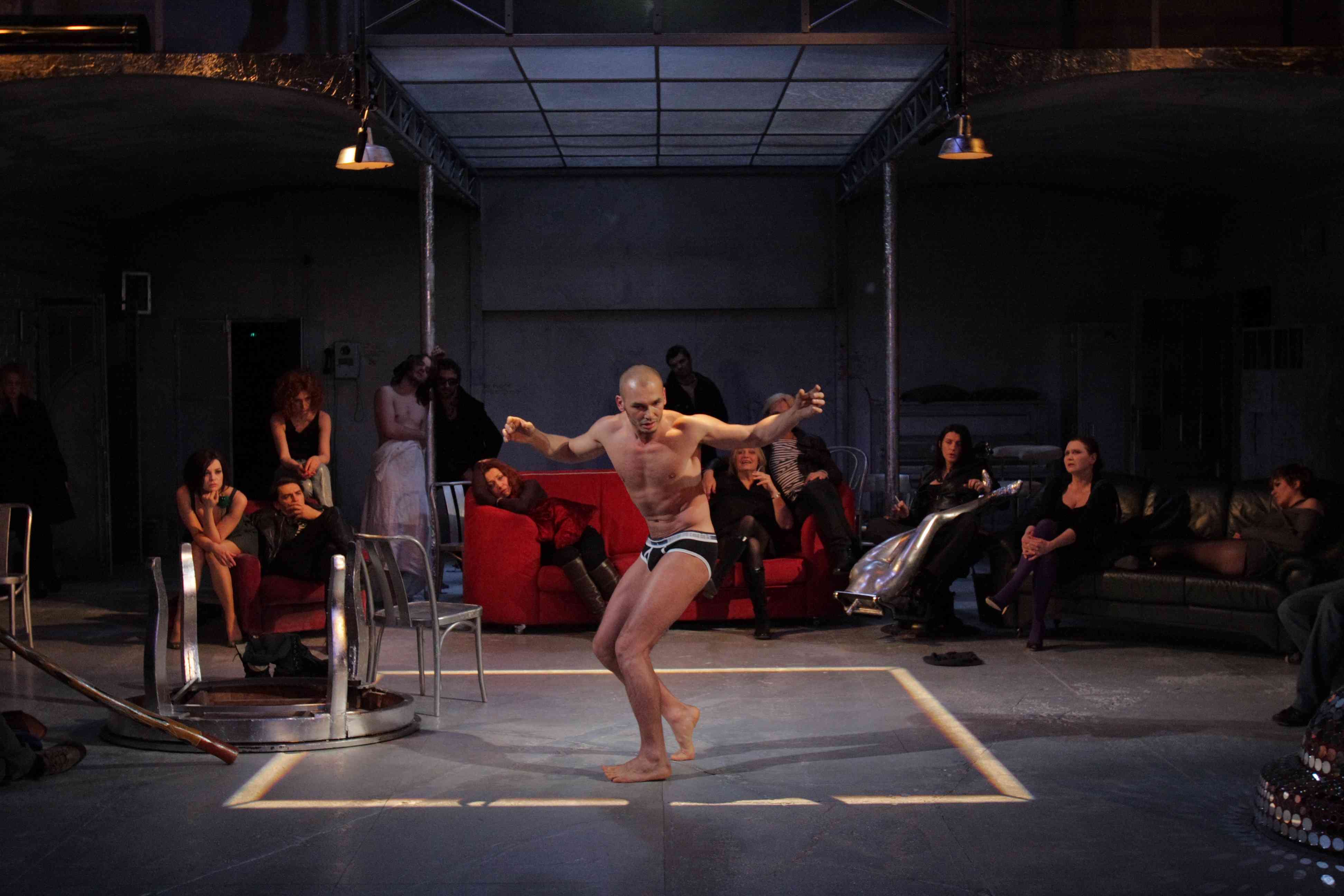 Performance //Factory 2//, photo: Krzysztof Bieliński, Stary Theatre Archive