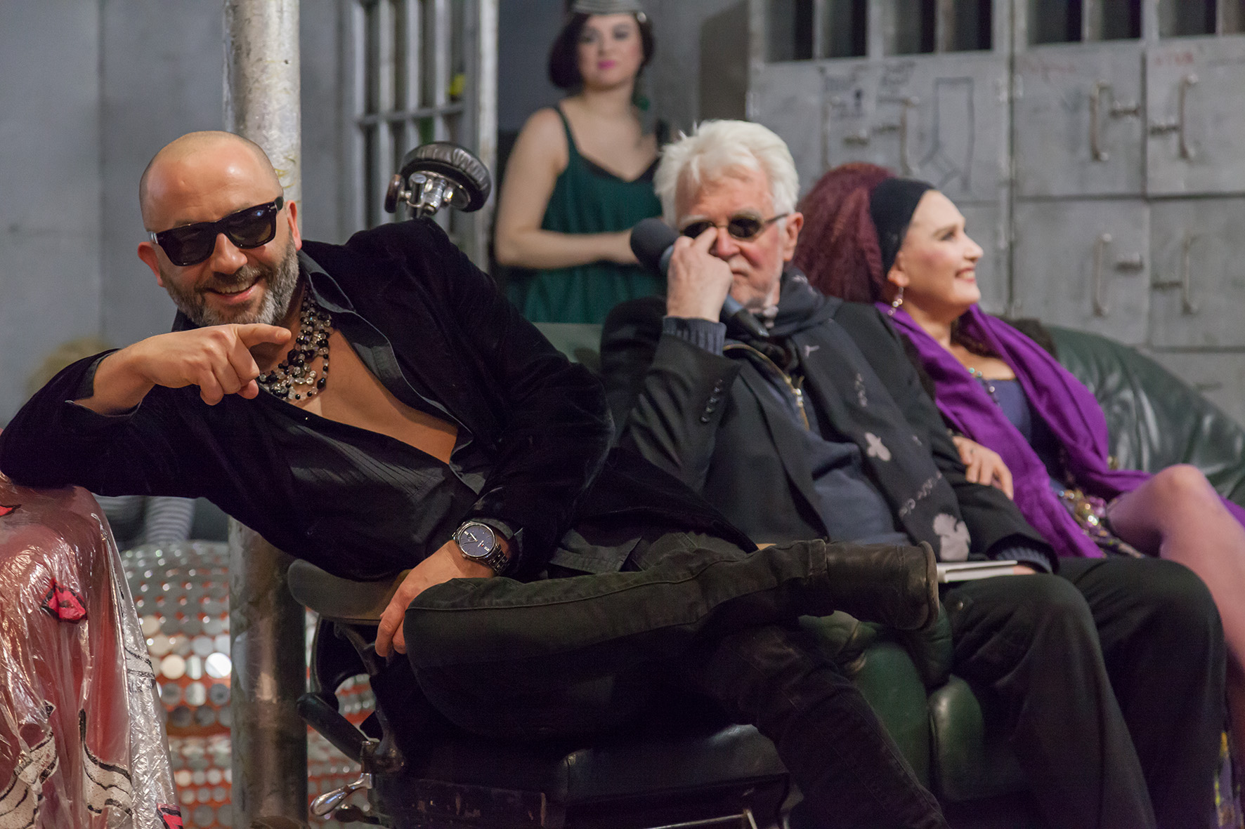 The opening of //Live Factory 2: Warhol by Lupa//, 14th March 2016, Museum of Contemporary Art in Krakow MOCAK, photo: Rafał Sosin