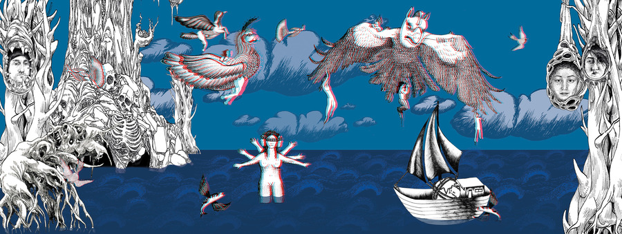 Undrawing the Line, //W cieniu drzewa Waq Waq//, 2014