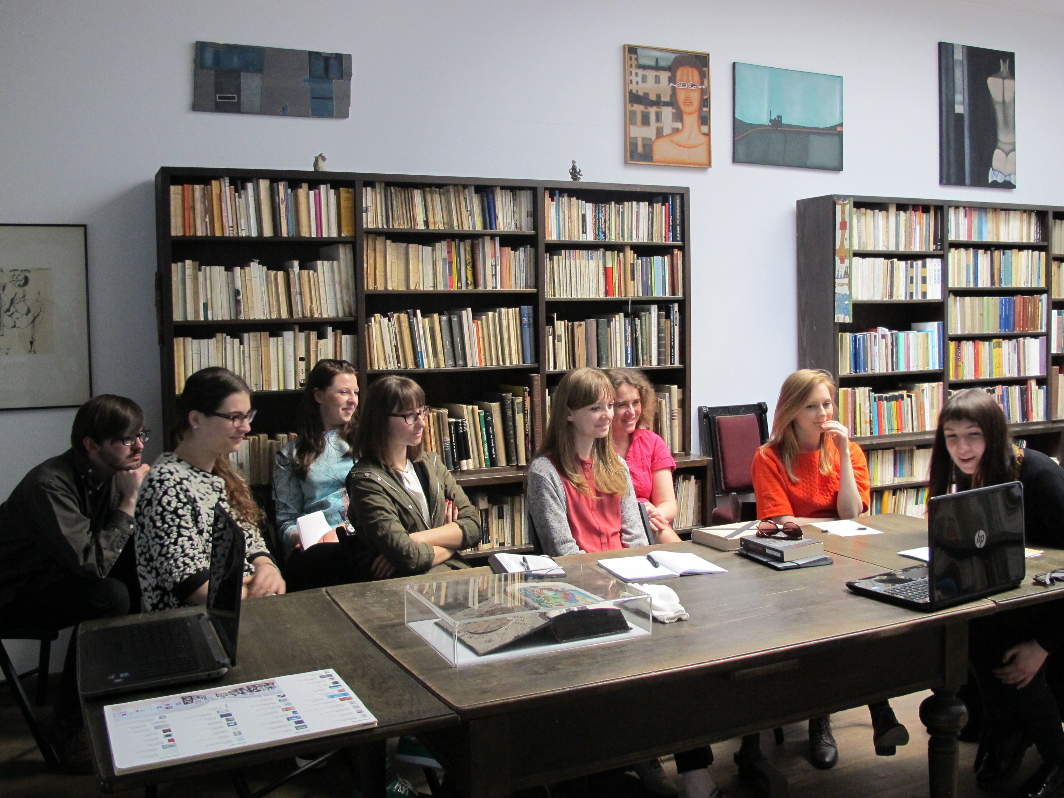 //Mieczysław Porębski jako krytyk sztuki//, 6.5.2016, fot. Magdalena Mazik, Biblioteka Mieczysława Porębskiego
