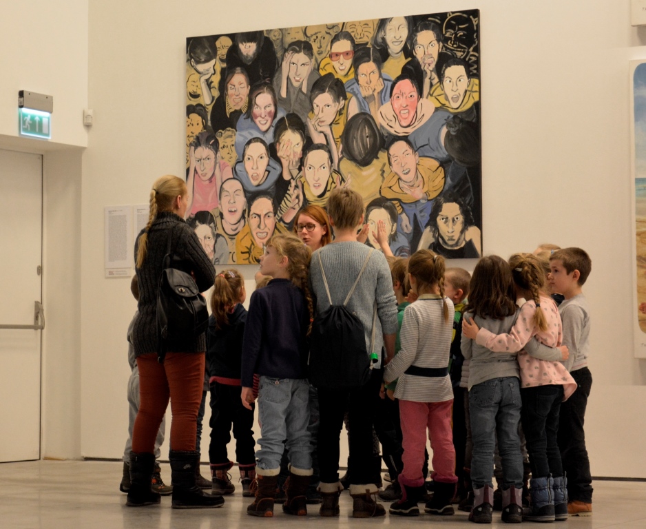 Wasztaty edukacyjne dla dzieci, MOCAK, widoczna praca Poli Dwurnik //Litości//, 2008/2009, Kolekcja MOCAK-u