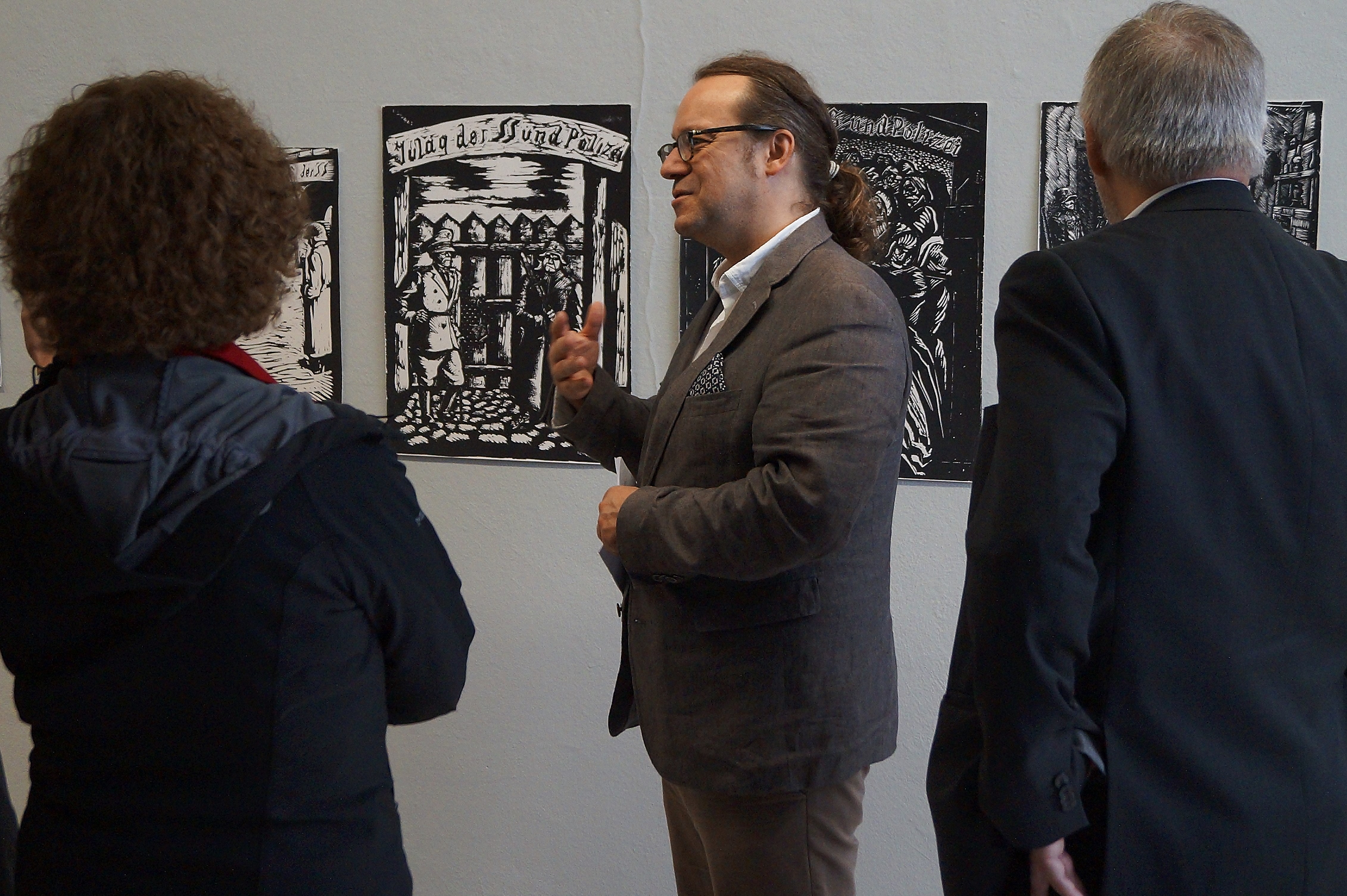 Opening of the exhibition Jonasz Stern //Landscape after the Holocaust//, courtesy of Center for Persecuted Arts in Art Museum Solingen