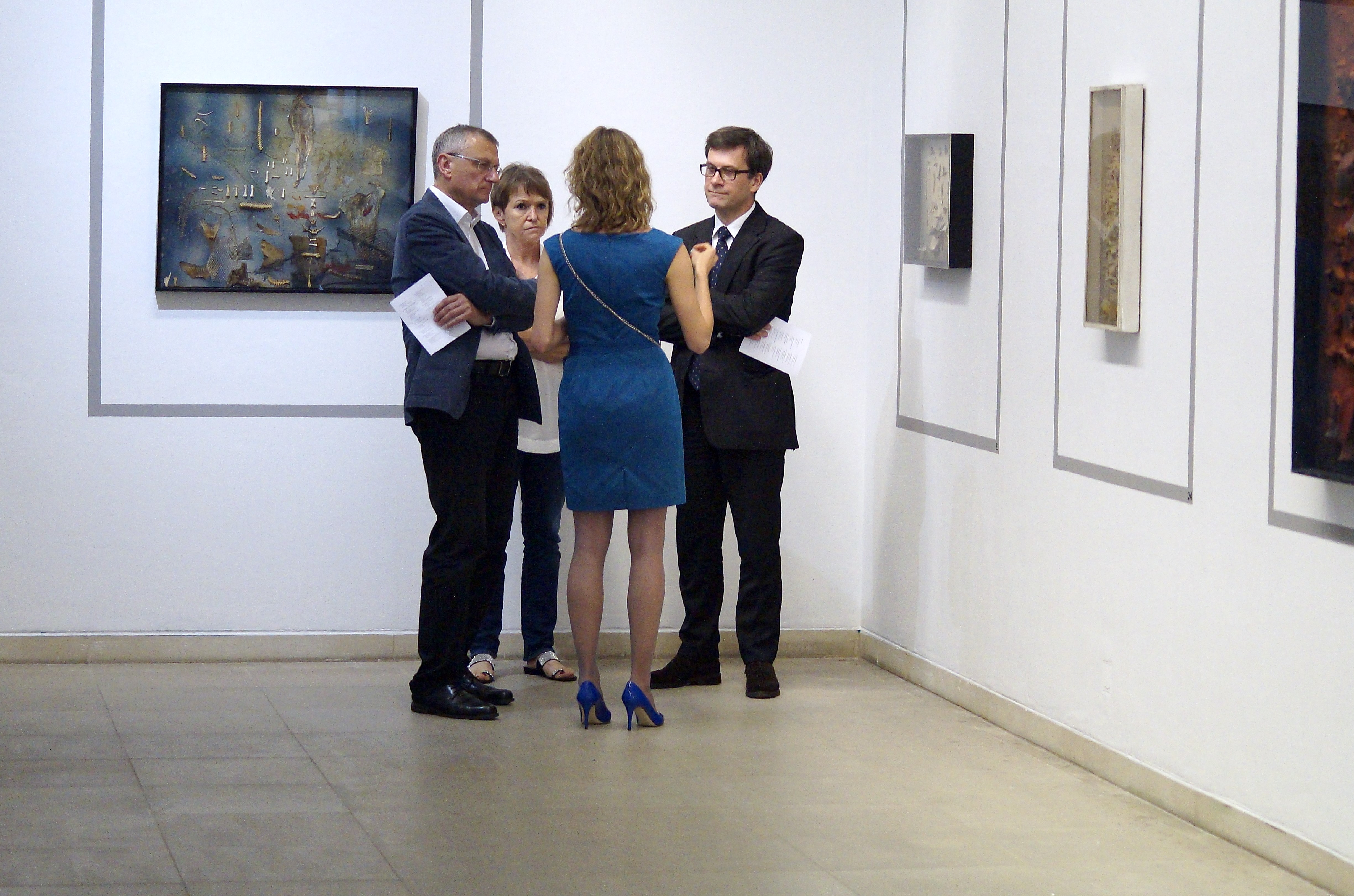 Opening of the exhibition Jonasz Stern //Landscape after the Holocaust//, courtesy of Center for Persecuted Arts in Art Museum Solingen
