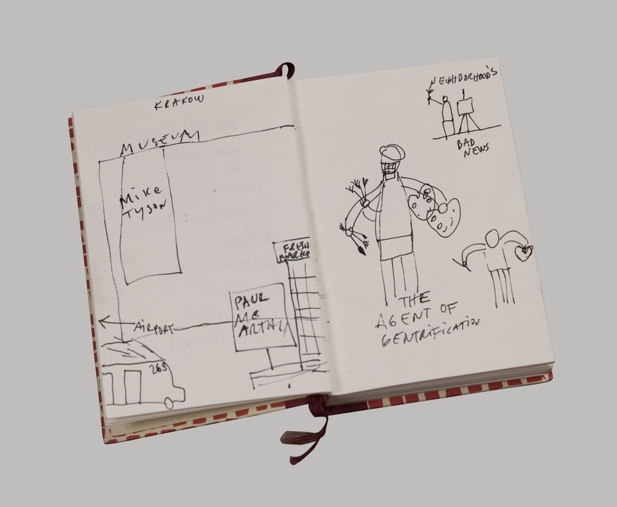 Dan Perjovschi, //Notes MOCAK Kraków//, 2013, Kolekcja MOCAK-u