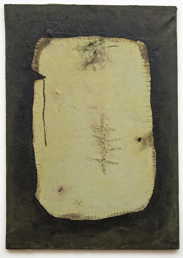 Jarosław Kozłowski, z cyklu //Fragmenty//, 1966, asamblaż, 91,5 × 65 cm, courtesy J. Kozłowski