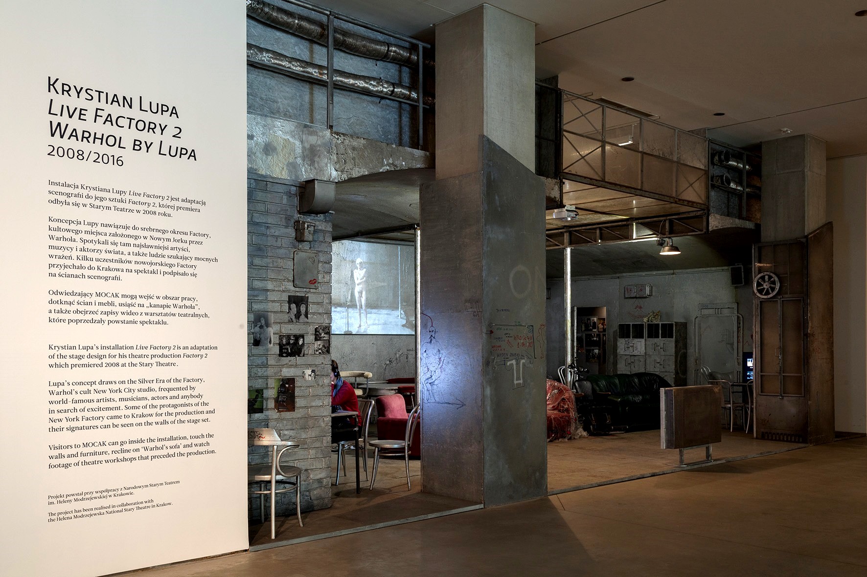 //Live Factory 2//: Warhol by Lupa, photo: Rafał Sosin