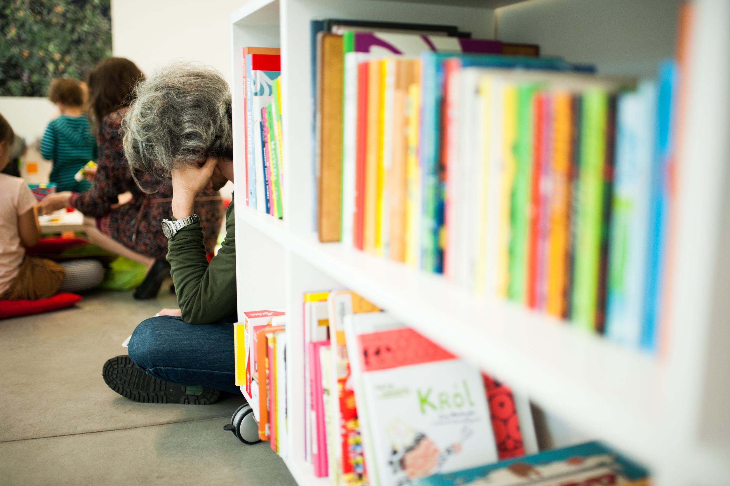 Biblioteka MOCAK-u, fot. Marcin Świdziński