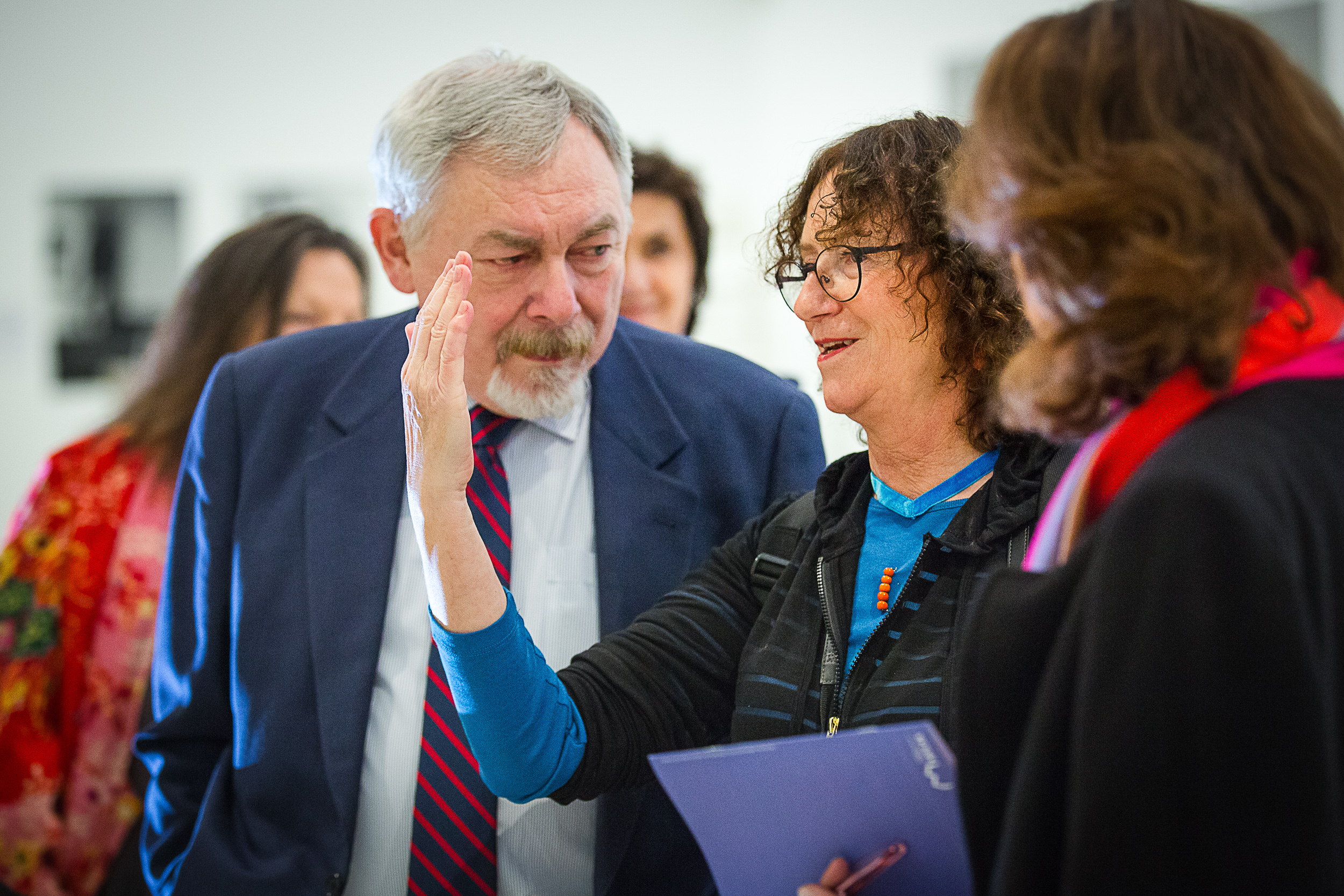 Otwarcie wystawy prac z Kolekcji MOCAK-u w Rzymie, fot. Giovanni Stella, courtesy Fondazione MAXXI | Prezydent Krakowa Jacek Majchrowski, Dyrektor MOCAK-u Maria Anna Potocka