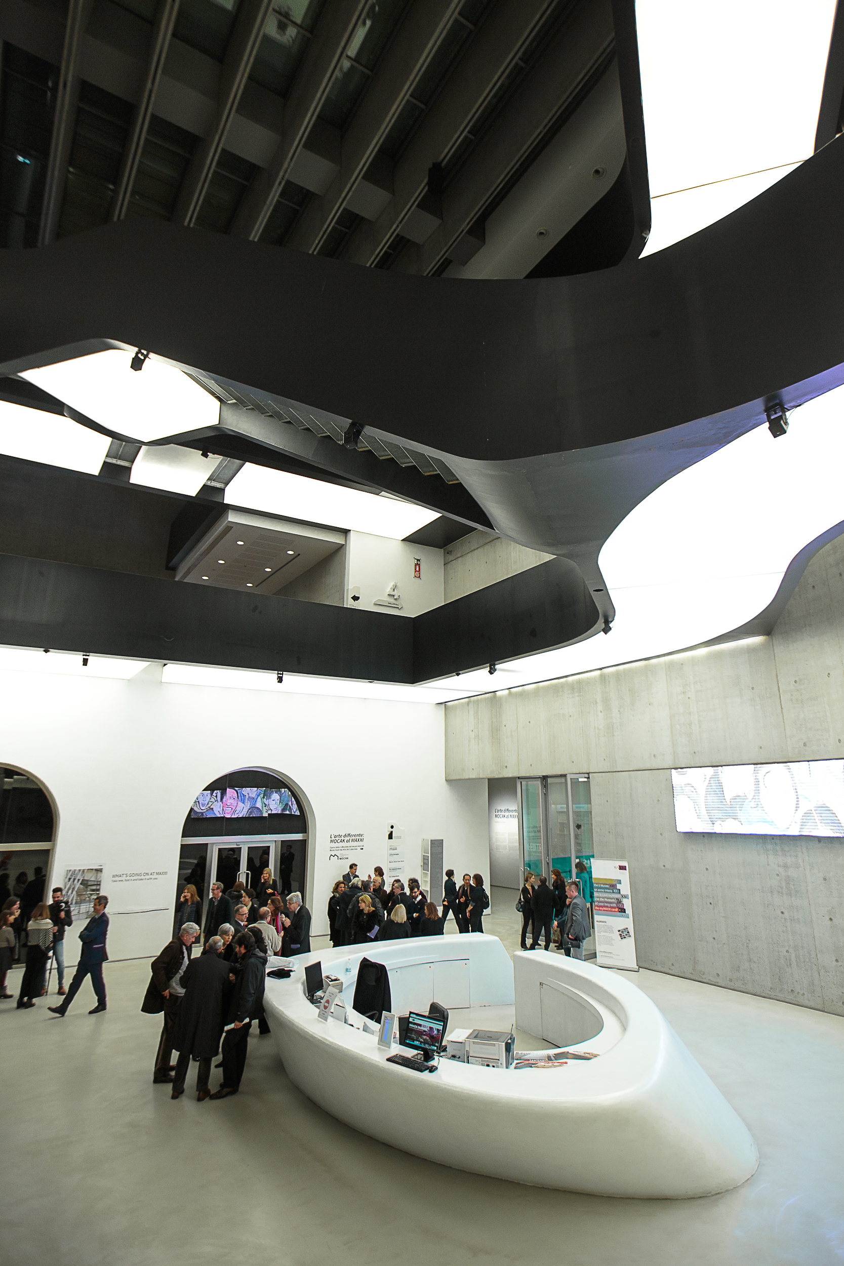 Otwarcie wystawy prac z Kolekcji MOCAK-u w Rzymie, fot. Giovanni Stella, courtesy Fondazione MAXXI