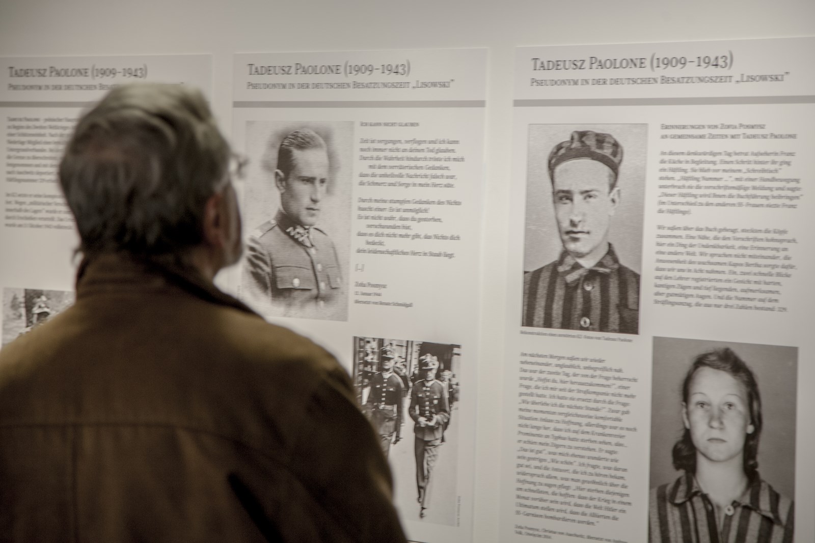 Wystawa // Zofia Posmysz. Auschwitz a literatura//, Musiktheater im Revier Gelsenkirchen, fot. A. Uryniak