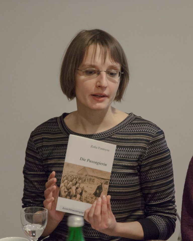 Magdalena Mazik, kurator wystawy //Literackie obrazy Zagłady. Pasażerka Zofii Posmysz//, Centrum Sztuk Prześladowanych przy Muzeum Sztuki w Solingen, fot. A. Uryniak