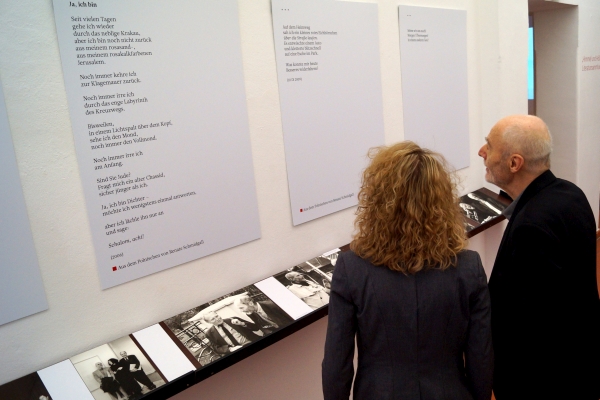 Wystawa //Ryszard Krynicki. Sehen wir uns noch?//, fot. Judith Schoenwiesner