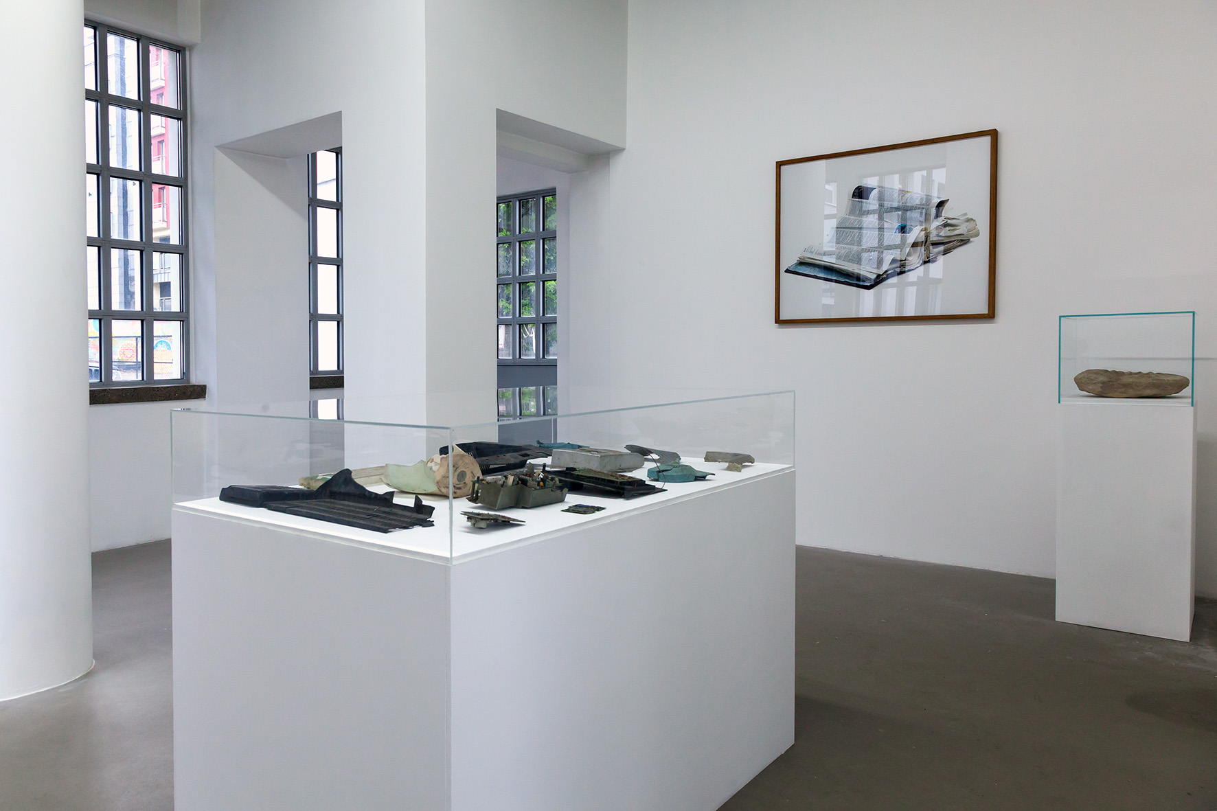 Widok wystawy //Liban i Płaszów – nowa archeologia//, fot. R. Sosin